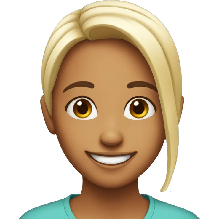 Happy sister face emoji