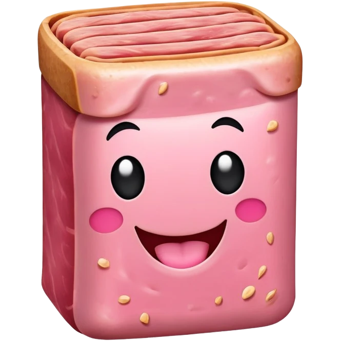 SPAM MEAT HAPPY EMOJI emoji