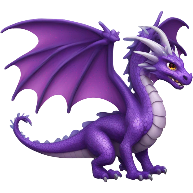 Purple dragon emoji