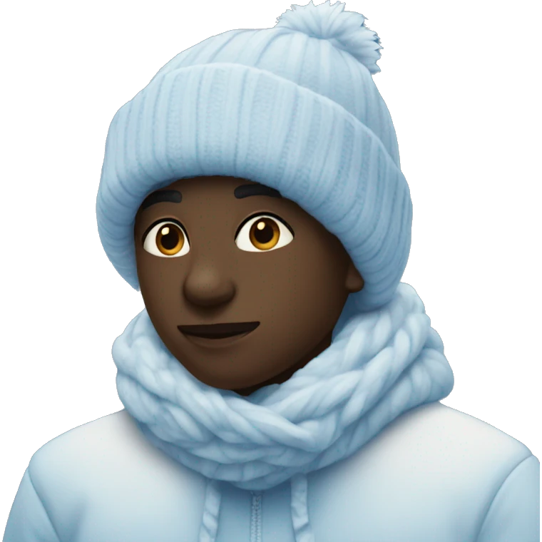 Winter blue aesthetic  emoji