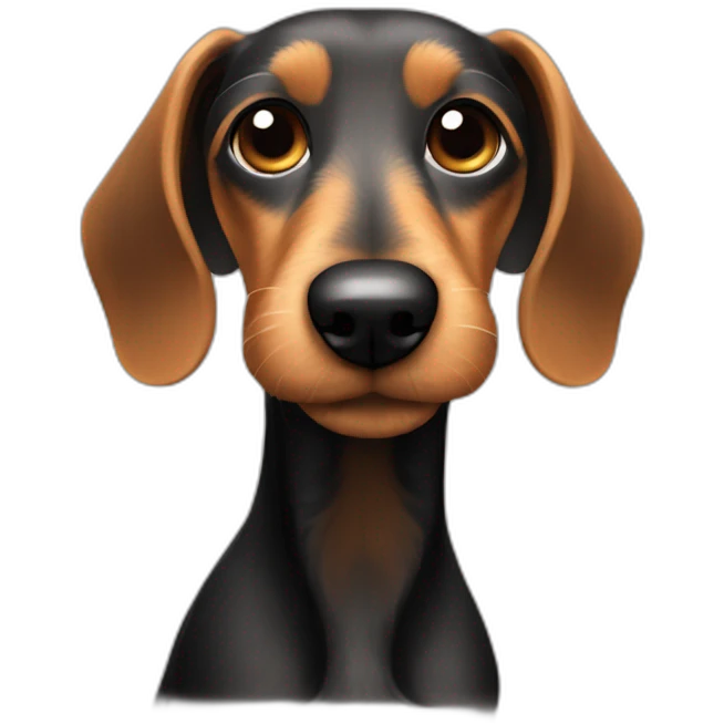 Terrier-dachshund-wire-hair-black-tan emoji