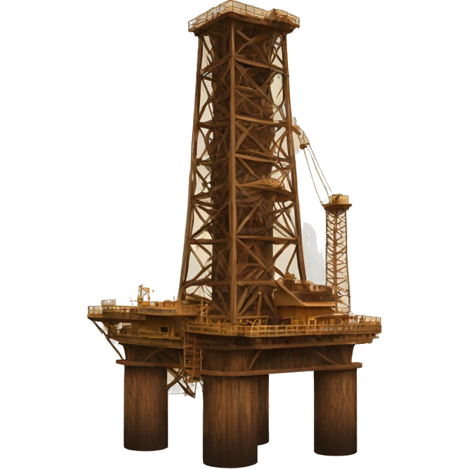 wood oil rig emoji