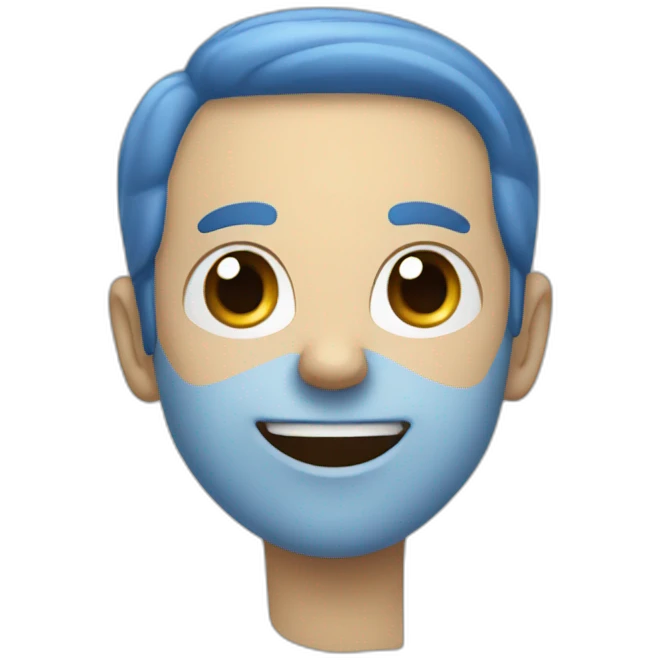 Blue tick  emoji