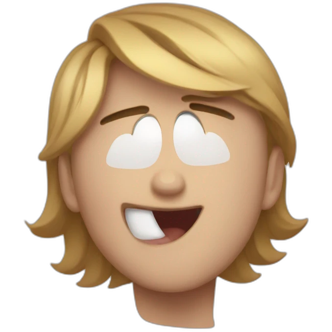 Stunning and amazing reaction in cute character emoji
