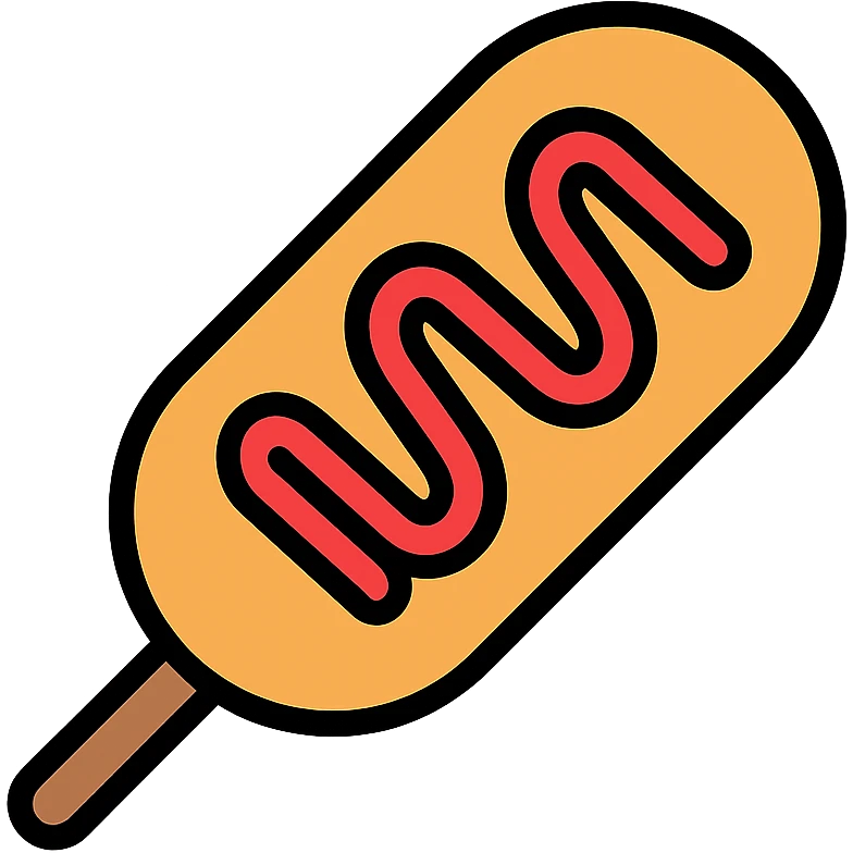 korean corn dog emoji