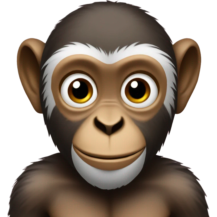 Macaco com casaco emoji