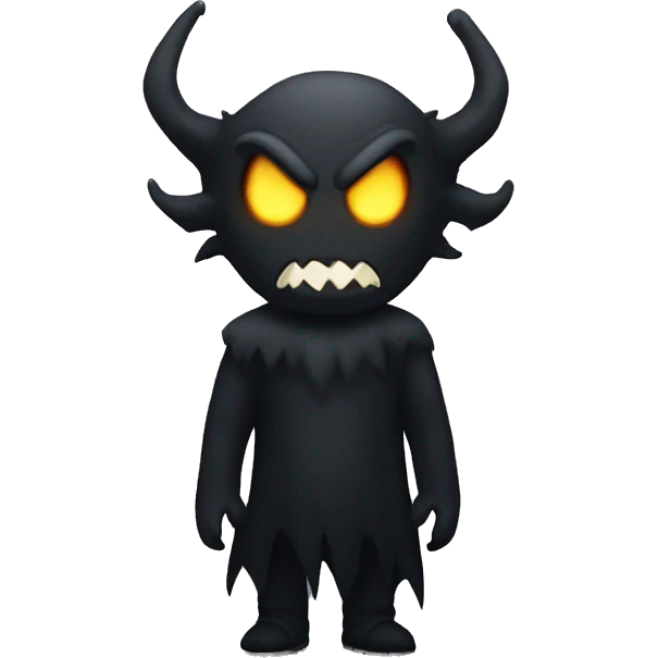 Evil monster shadows darkness emoji