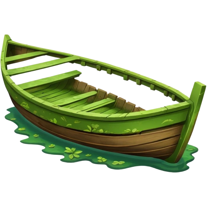 A sunken row boat emoji