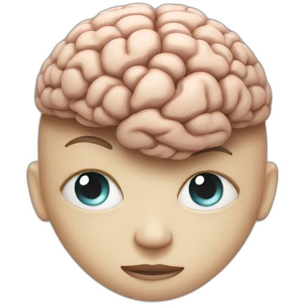 strong brain emoji
