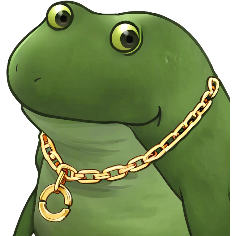 Gold chain emoji