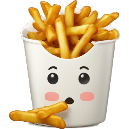 Poutine qui mange de la poutine  emoji