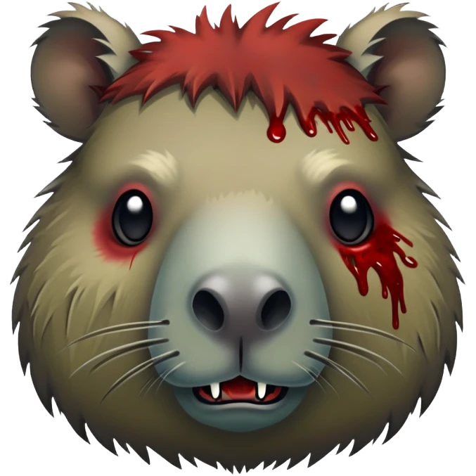 Zombi capybara emoji