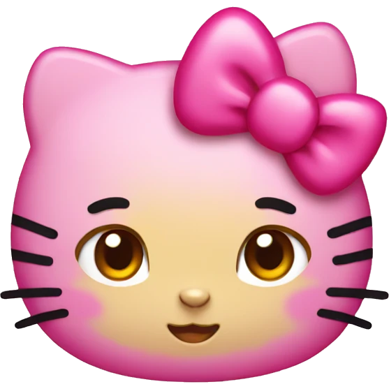 Hello kitty emoji emoji