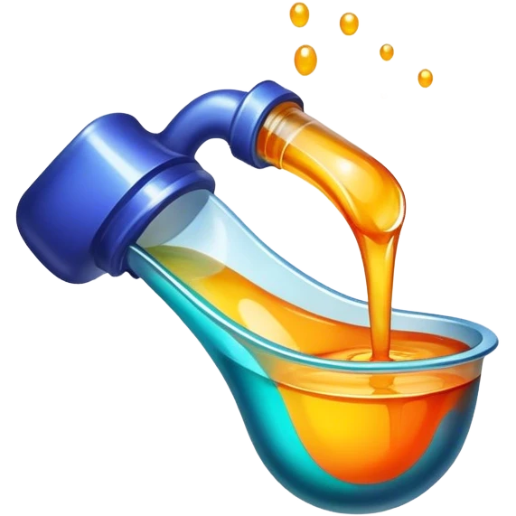 Create an icon that represents the hobby of decorative arts using epoxy resin.  emoji