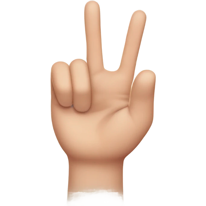 Pinky up emoji