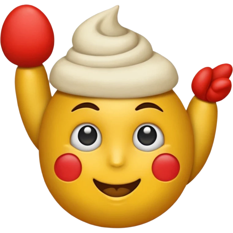 эмодзи нарисованные от руки в тёмно-красном виде emoji
