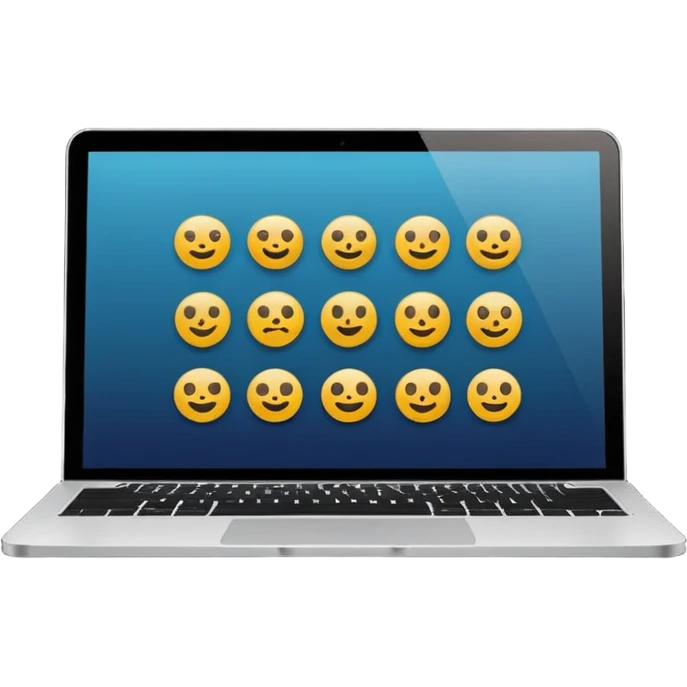 website on desktop emoji