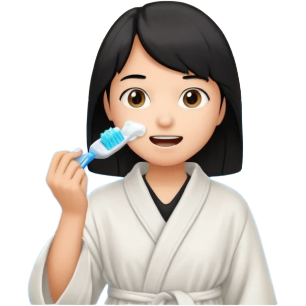 Brossé  teeth BLACK S emoji