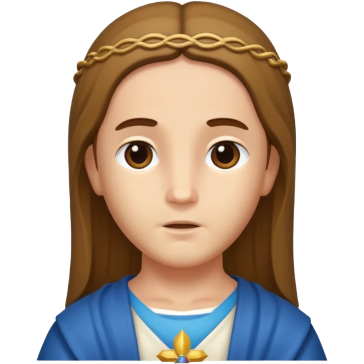 Child Jesus WITHOUT beard emoji