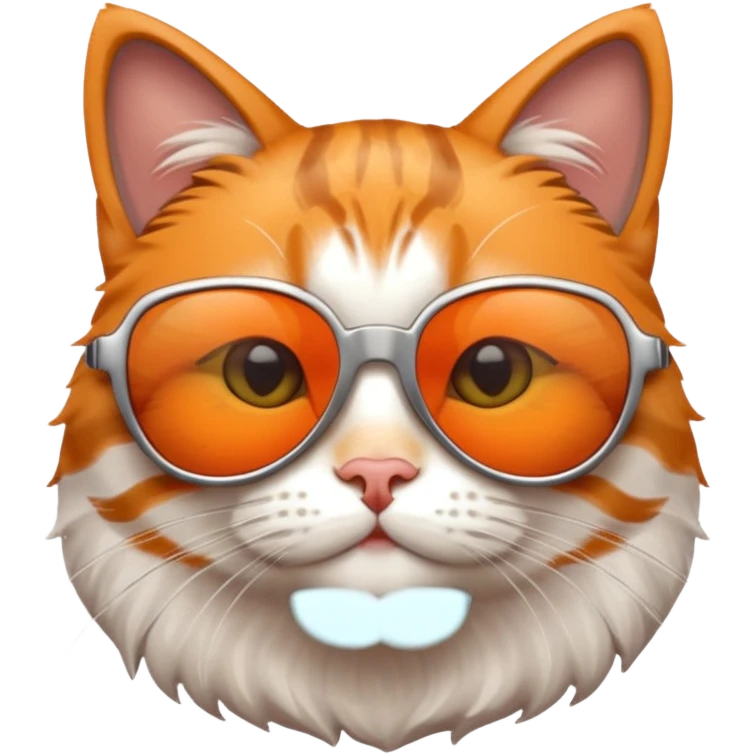 Cat wearing sunglasses emoji