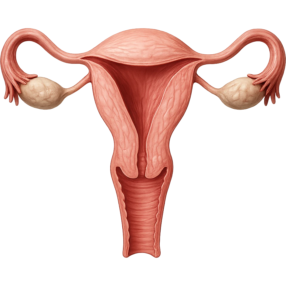 UTERO UMANO ANATOMICO, iperrealistico 4k emoji