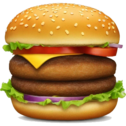 burger patty emoji
