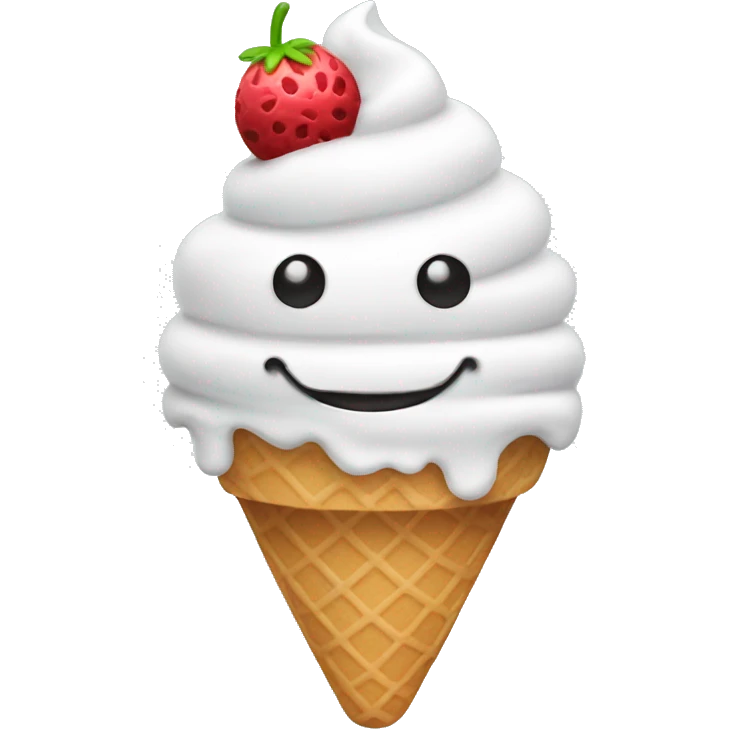 Ice cream emoji