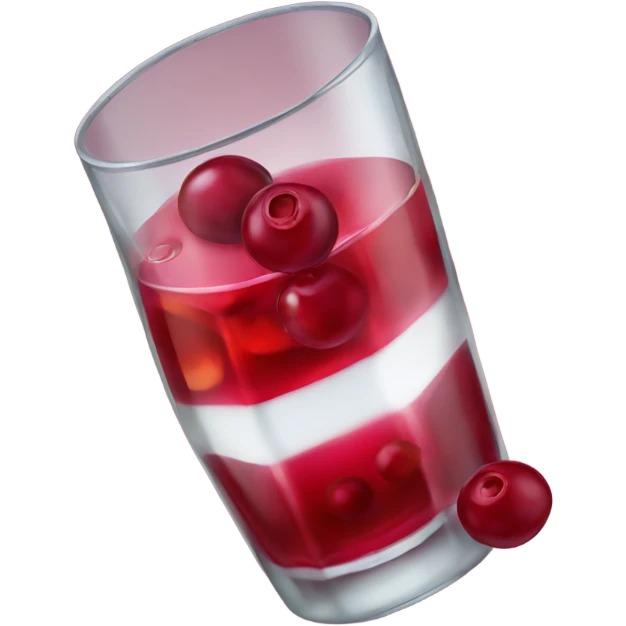 Vodka cranberry drink emoji