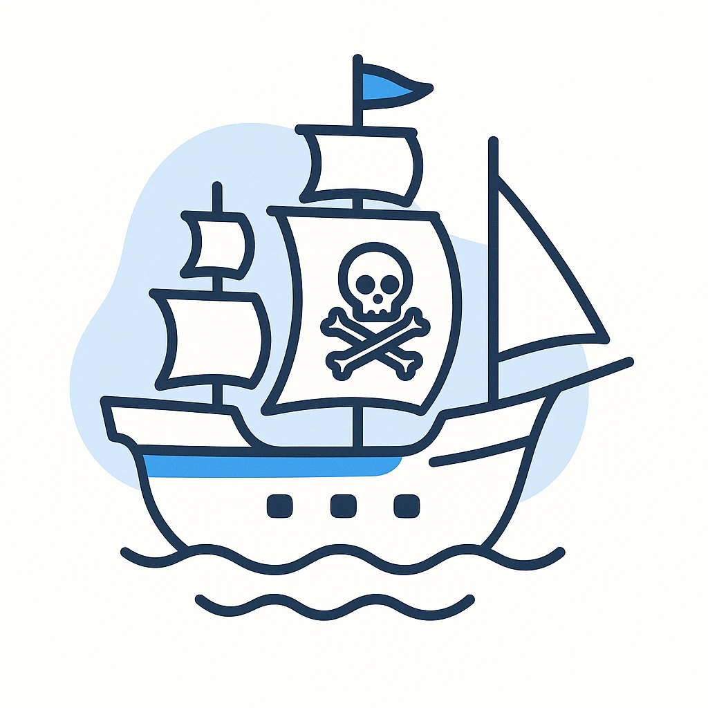 pirate ship emoji