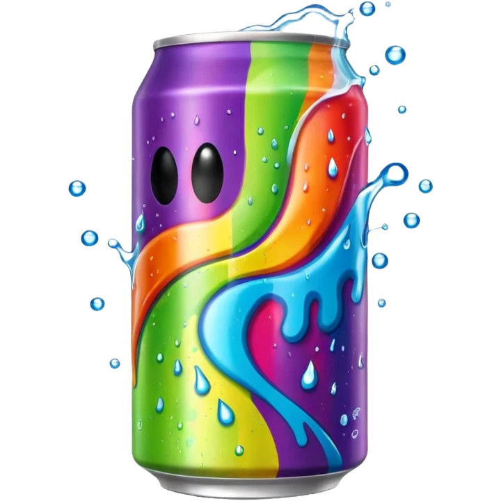 Rainbow Monster energy drink emoji