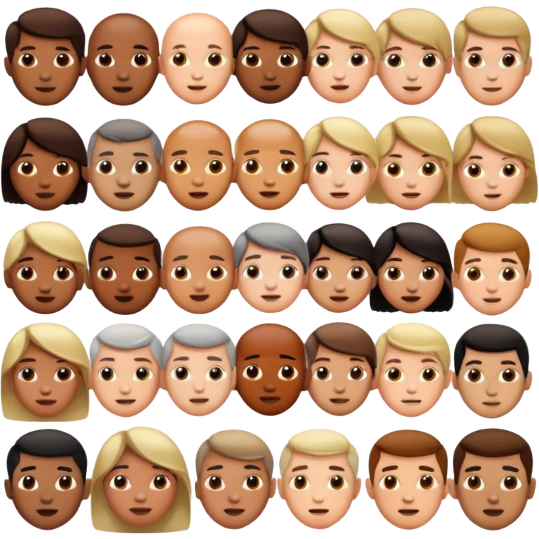 humans with face expressions emoji