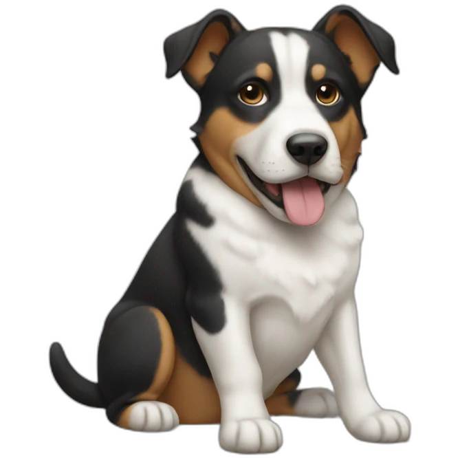 dog on a dog on a cat emoji
