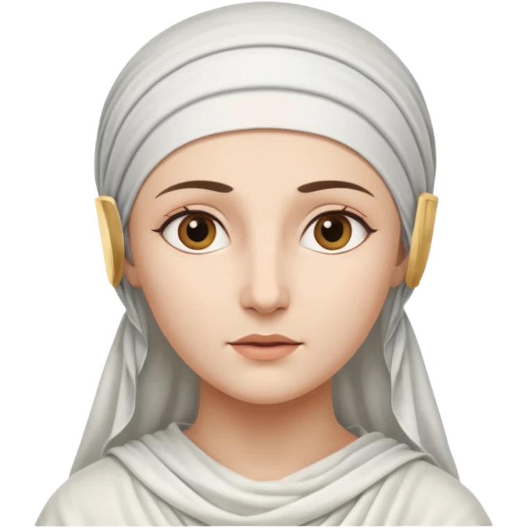 ancient greek woman with head covering emoji