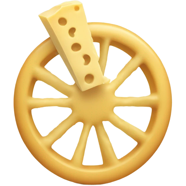 parmesan wheel with thumbs  emoji