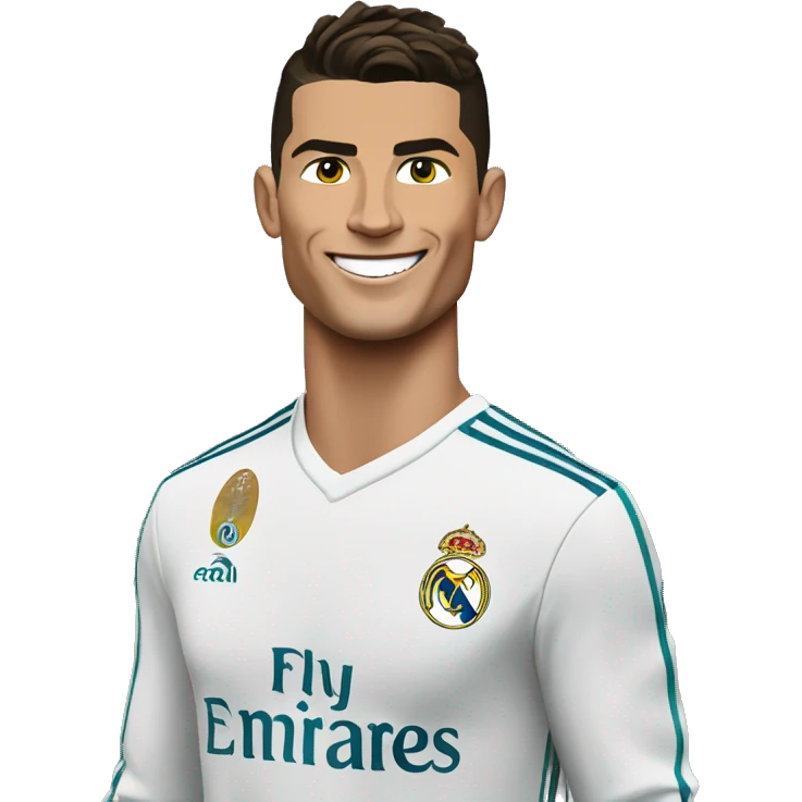 cristiano ronaldo at real madrid full body emoji