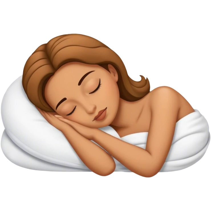 Mujer dormida astetik  emoji