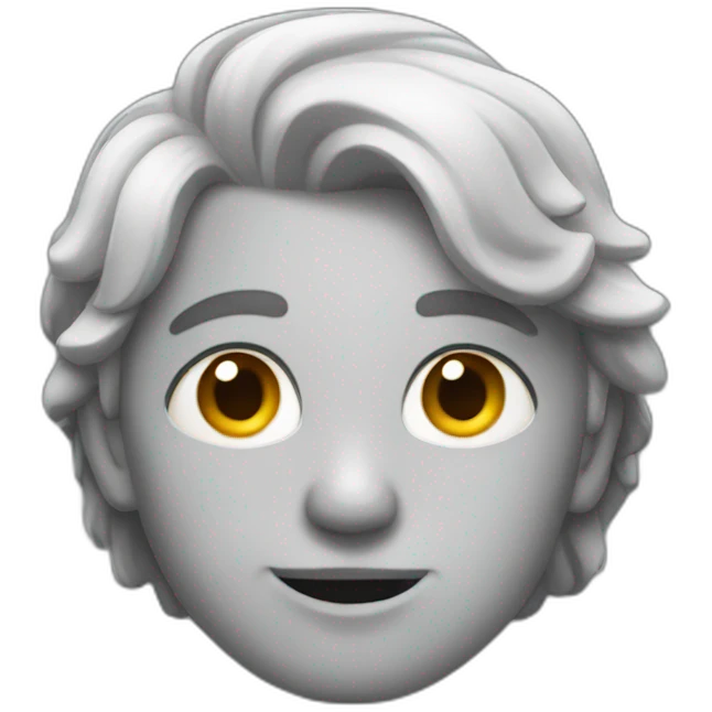 Chat gris emoji
