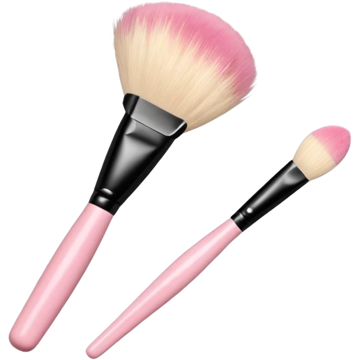 Blush makeup brush emoji