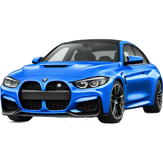 blue M4 Competition 4 door emoji