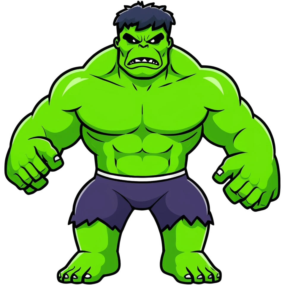World Breaker Hulk, extremely powerful glowing green Hulk with energy radiating from his body emoji