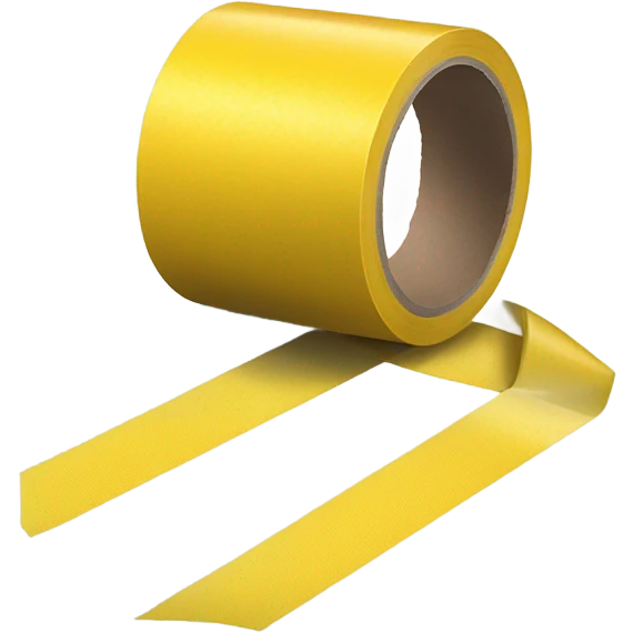 Yellow tape emoji