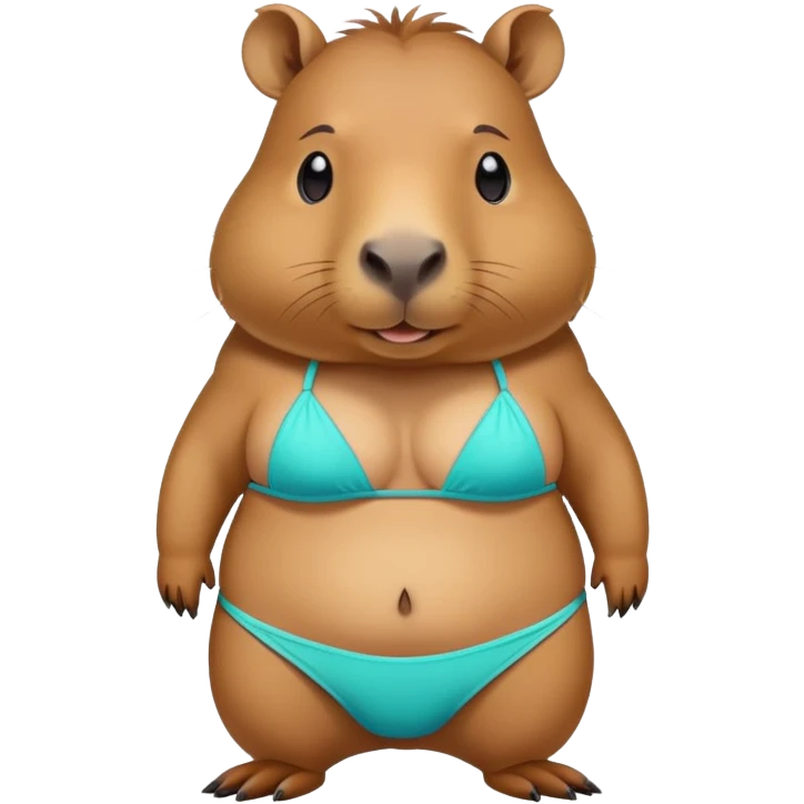 capybara en bikini emoji