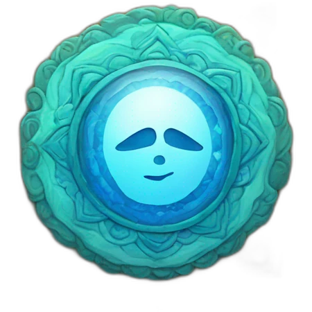 Vishuddha chakra detailed emoji