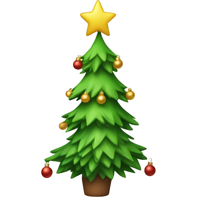 cute christmas tree emoji