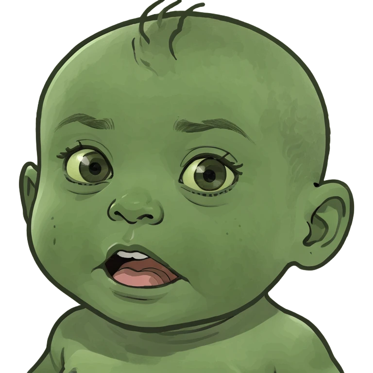 Drunk baby  emoji
