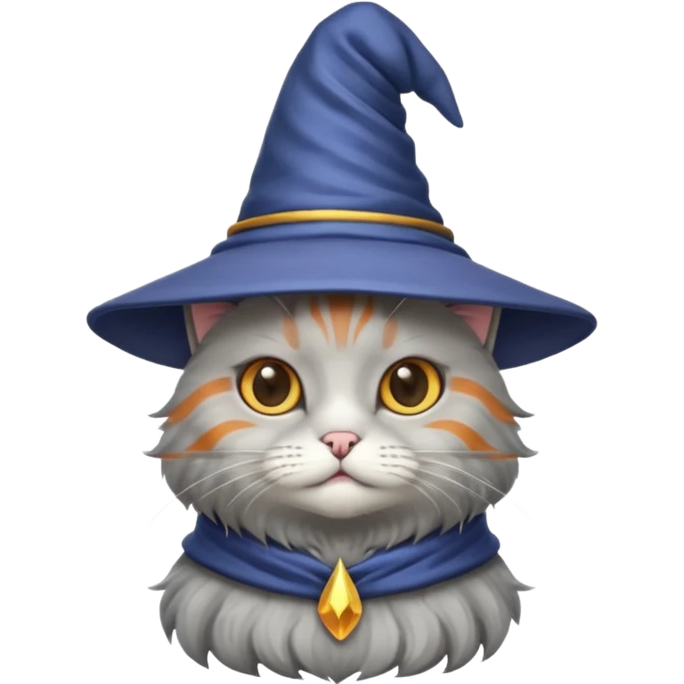 Cat being a wisard emoji