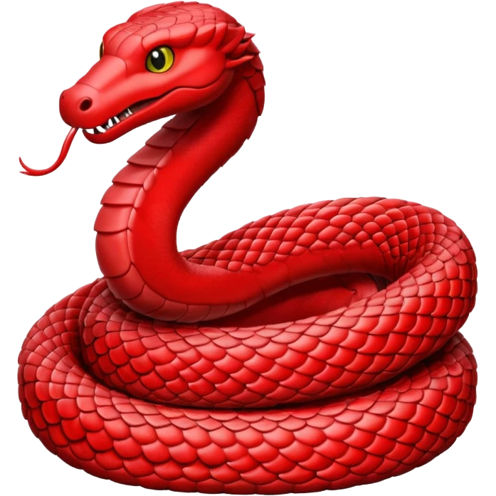 serpent red emoji