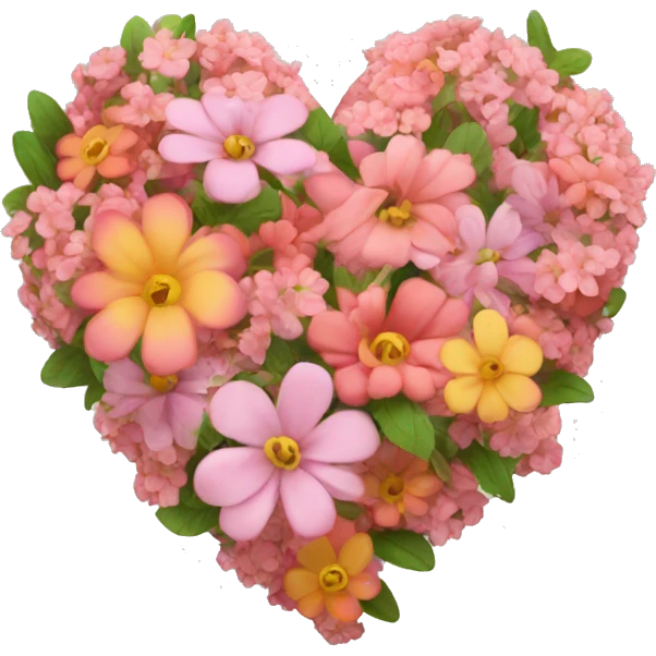 Heart with blooms  emoji