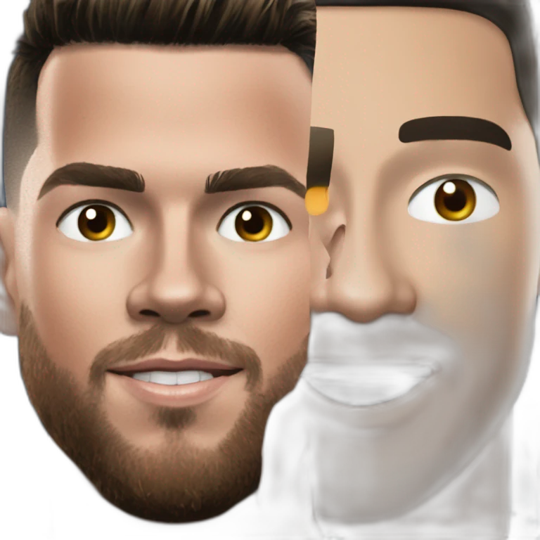 Ronaldo sur messi emoji