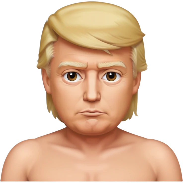 Голый Трамп emoji